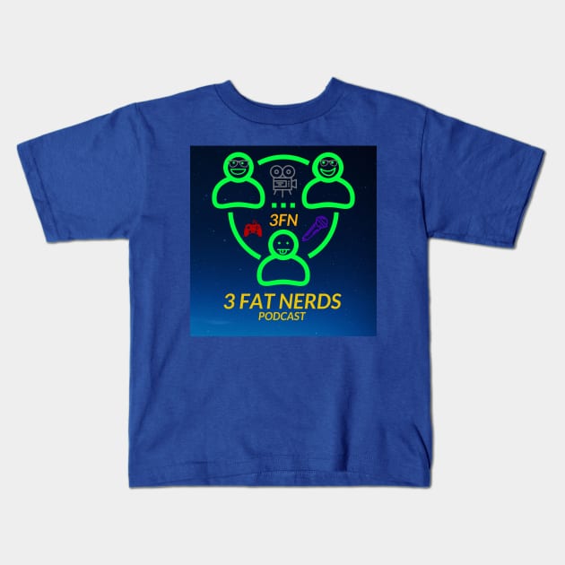 3FN Retro Logo Kids T-Shirt by 3FN Podcast